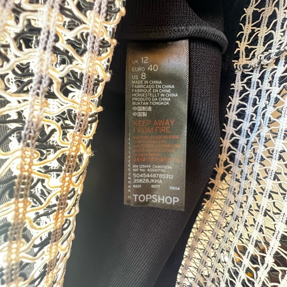 TOPSHOP Bodycon Bandage Dress - Picture 7 of 7